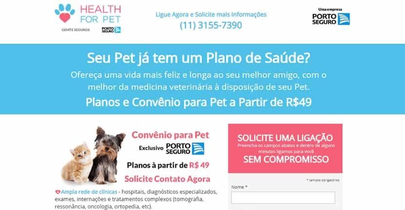 Health for Pet Porto Seguro